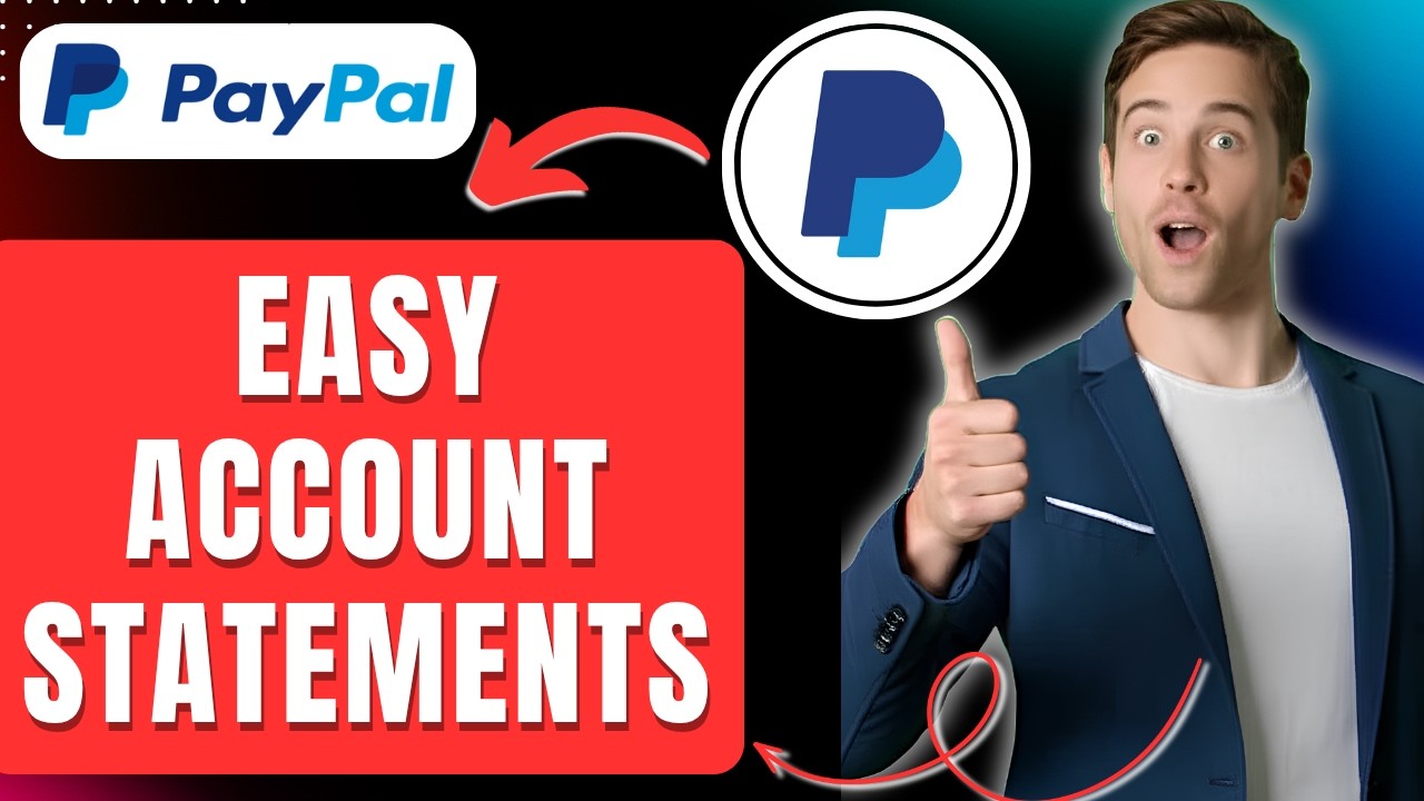 Как получить выписку по счету в PayPal