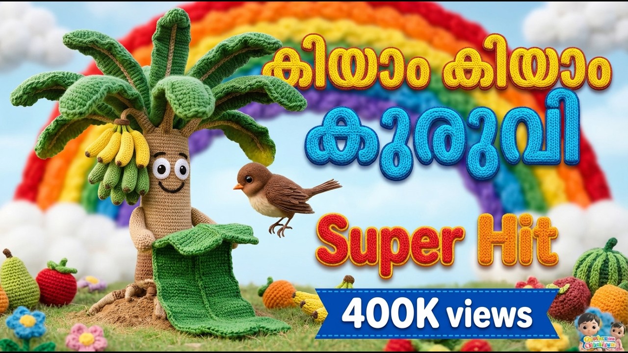 Kiyam Kiyam Kuruvi Njan | കിയാം കിയാം കുരുവി ഞാൻ | Latest Kiyam Kiyam Song | Malayalam Kids Rhyme