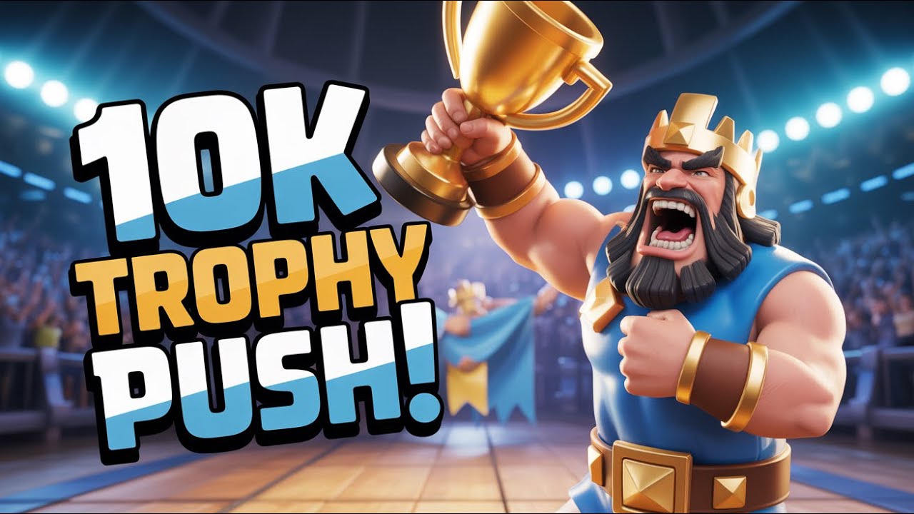 Clash Royale Pushing to 10k Trophies