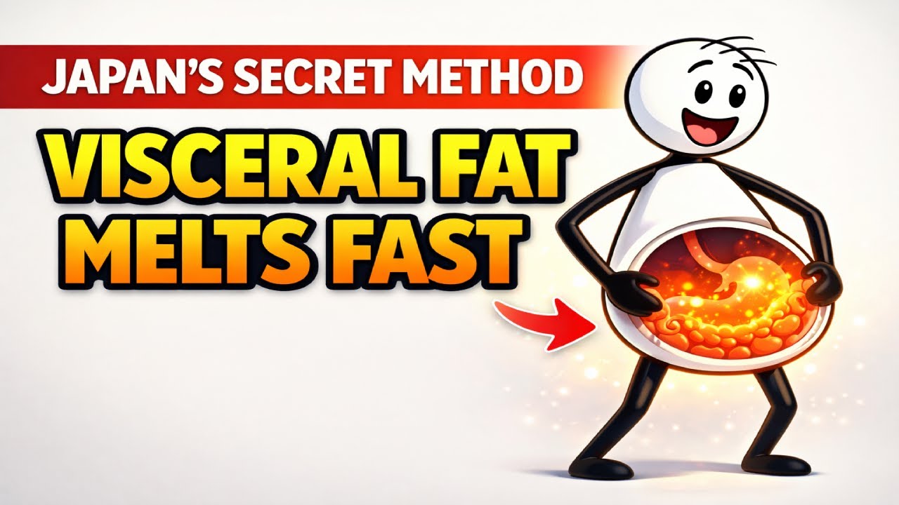 How to Lose Visceral Fat Fast - (The Japanese Way)