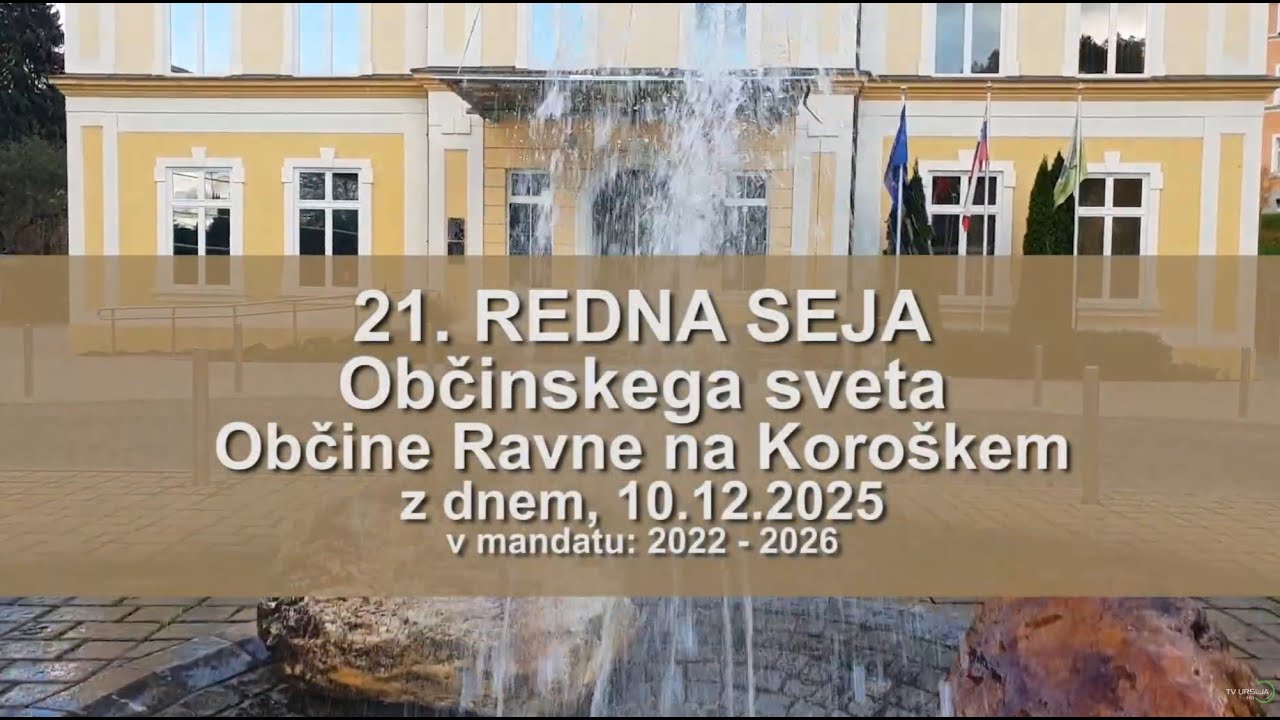 21  Redna seja Občinskega sveta Občine Ravne na Koroškem dne 10 12 2025