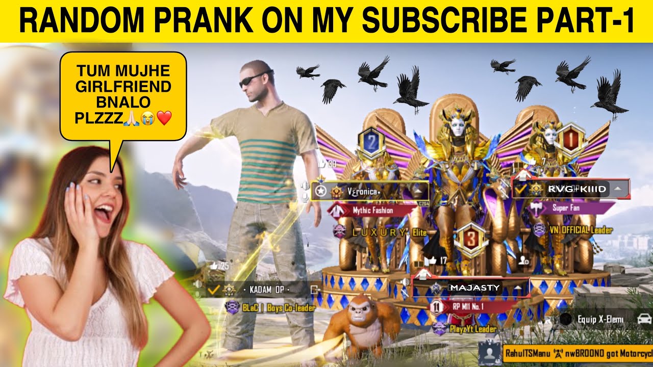 Random Prank On My Rich Subscriber Girls😍She Got Shocked😳After See Kadam OP Voice Change Technique