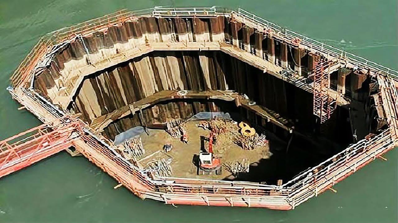 跨海大桥的桥墩怎样在深海建造？中国的修建方法，看完疑惑解开了