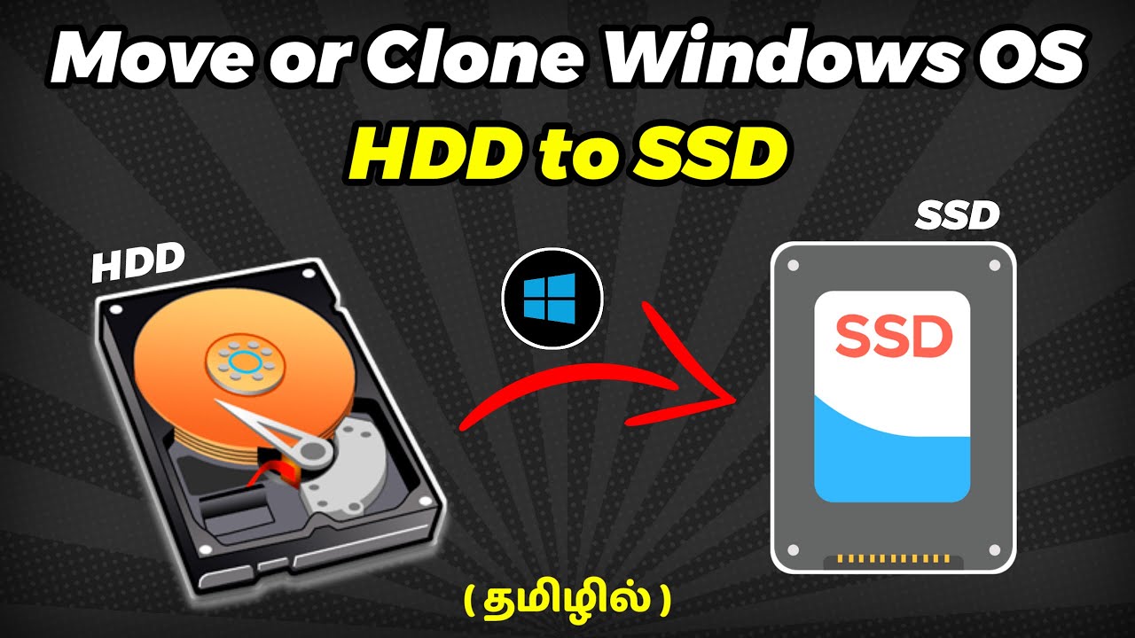How to Clone or Move Windows OS from HHD to SSD in Tamil | OS Migration | Loop Tech
