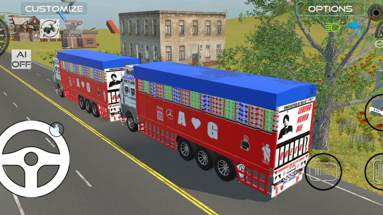 ইন্ডিয়ান desi truck simulator gameplay ❣️😘।। Truck simulator gameplay Bangla।। #truck #truckdriver