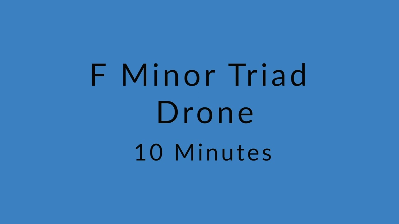 F Minor Chord Drone
