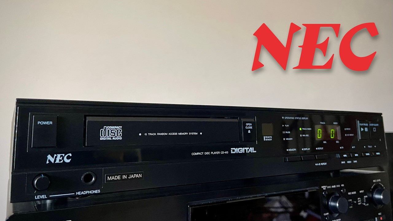 NEC CD-410 CD PLAYER - CIRCA 1987