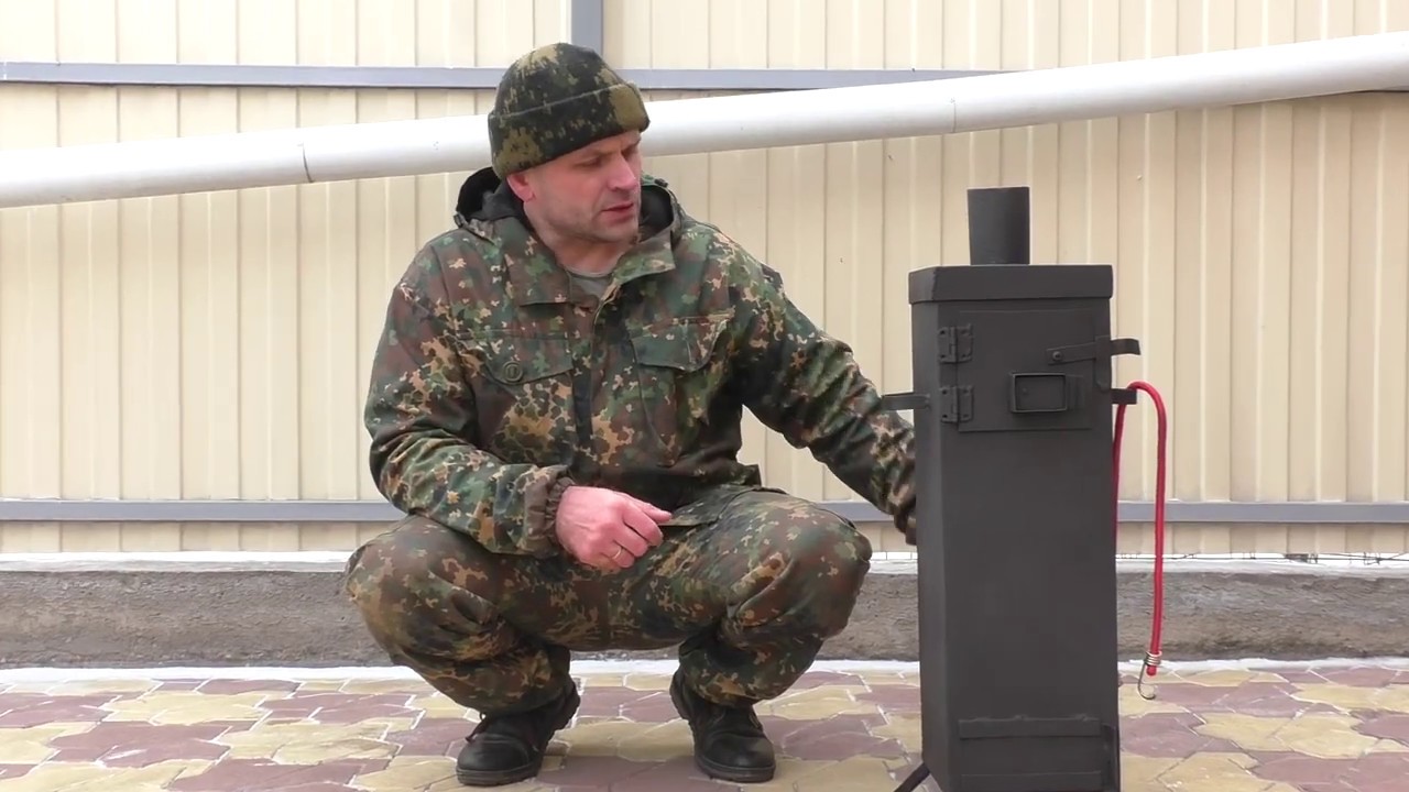 Печь длительного горения (вертикалка).