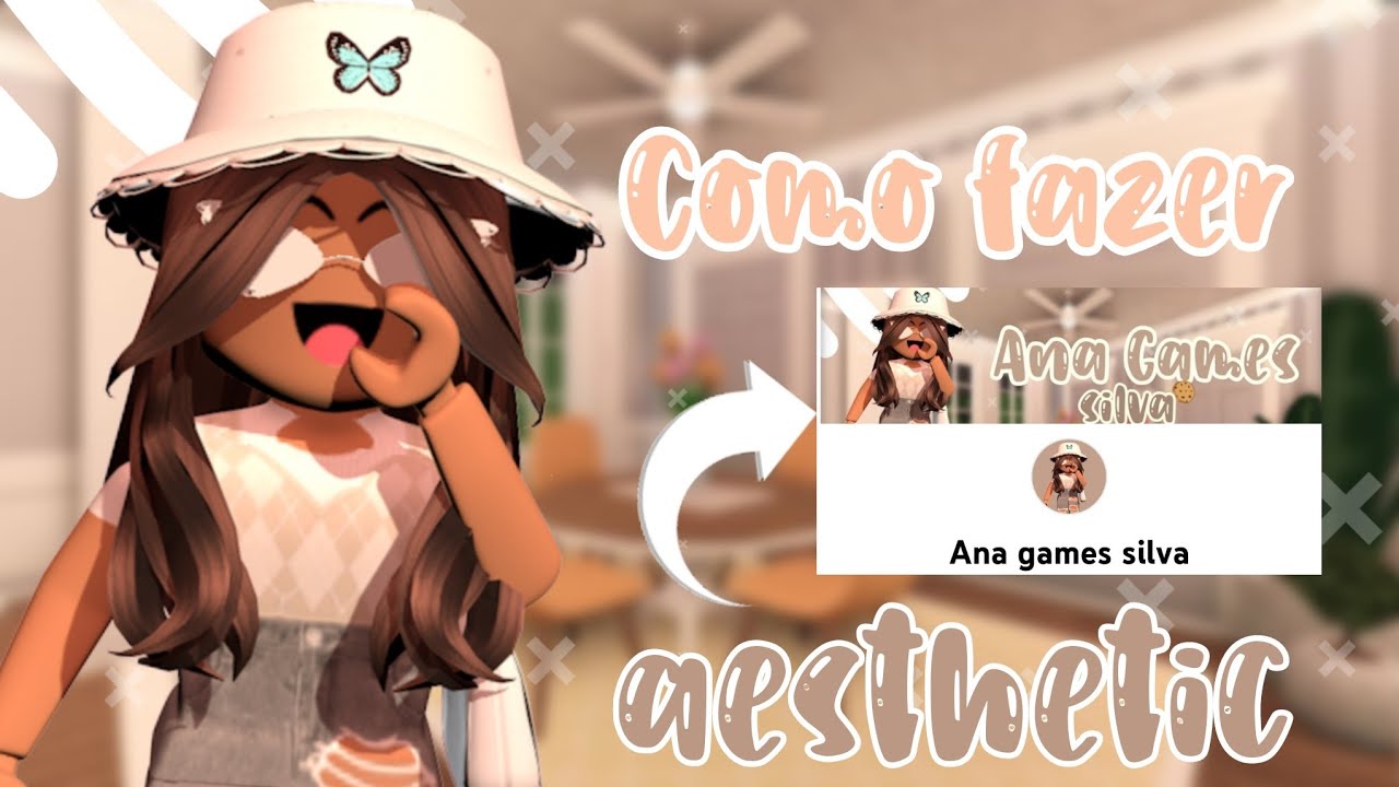 🧋•Como fazer banner aesthetic para seu canal de roblox