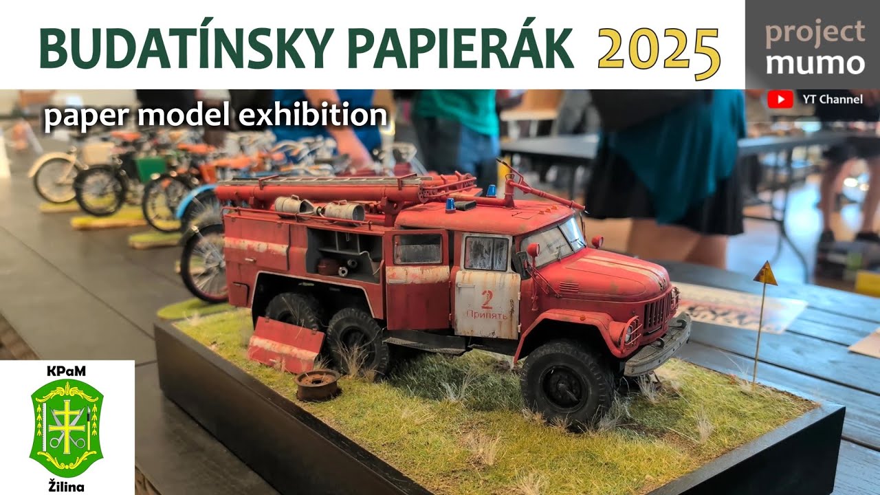 Budatínsky Papierák 2025 | Paper Model Exhibition