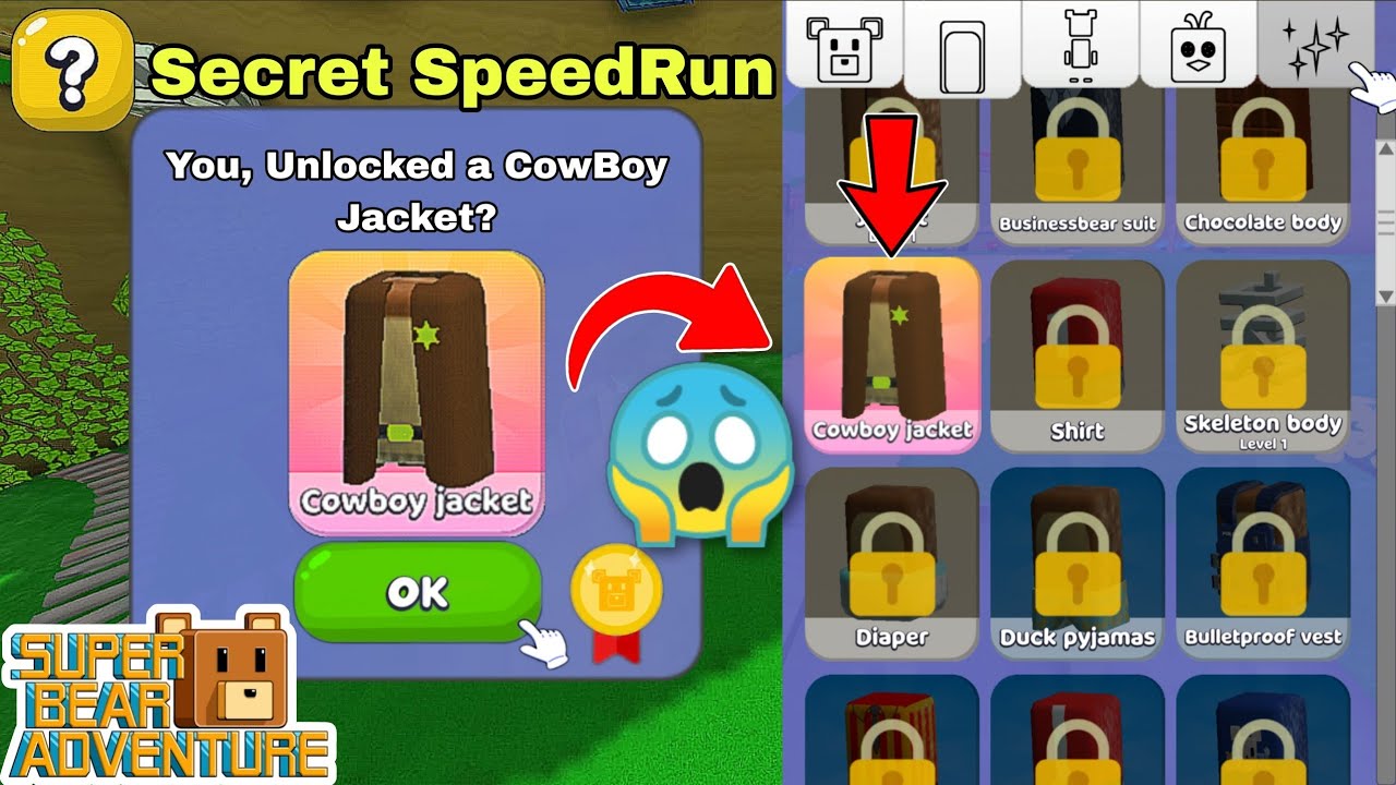 😱 Impossible SpeedRun Route! Hidden Stickers Discovered | Super Bear Adventure 🐻🔥