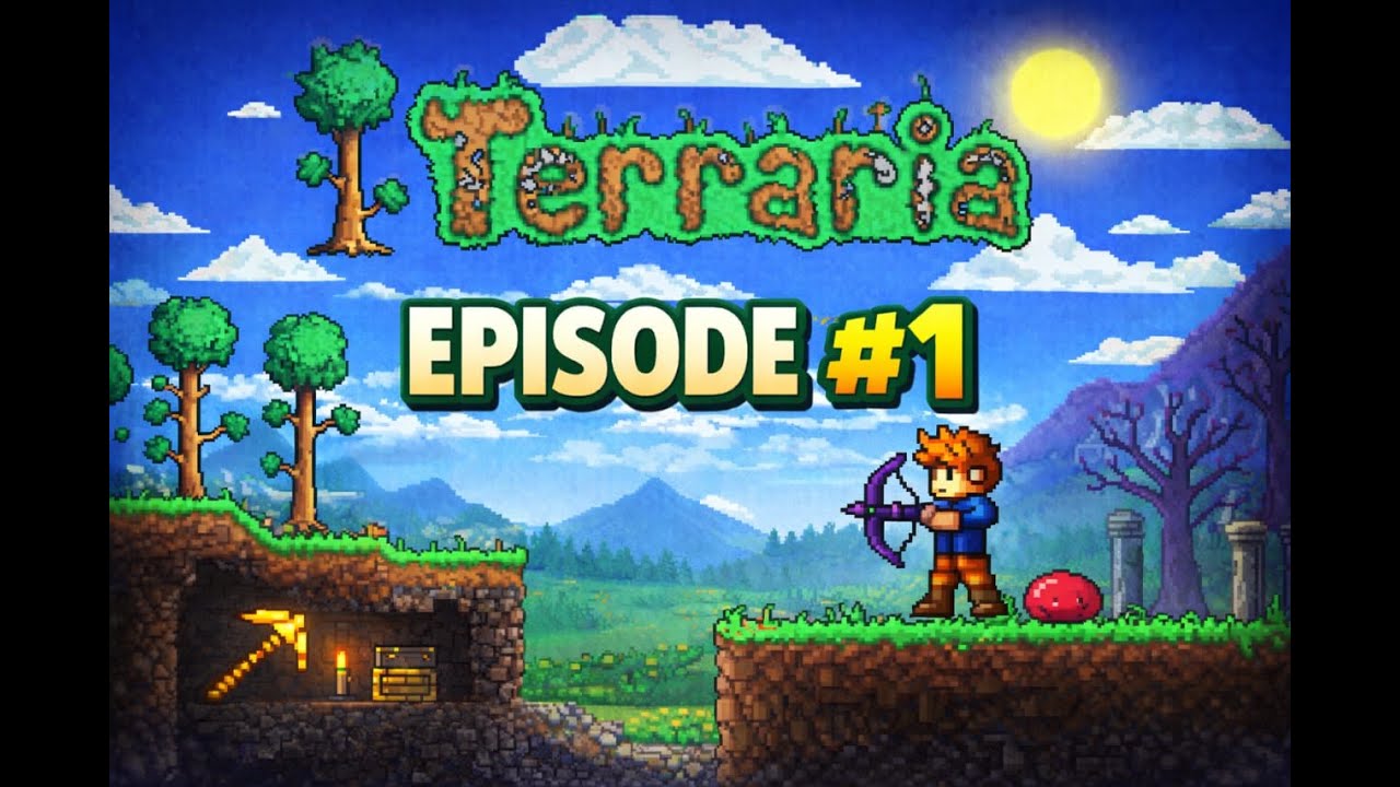 Удачные находки/Прохождение-Terraria-№-1