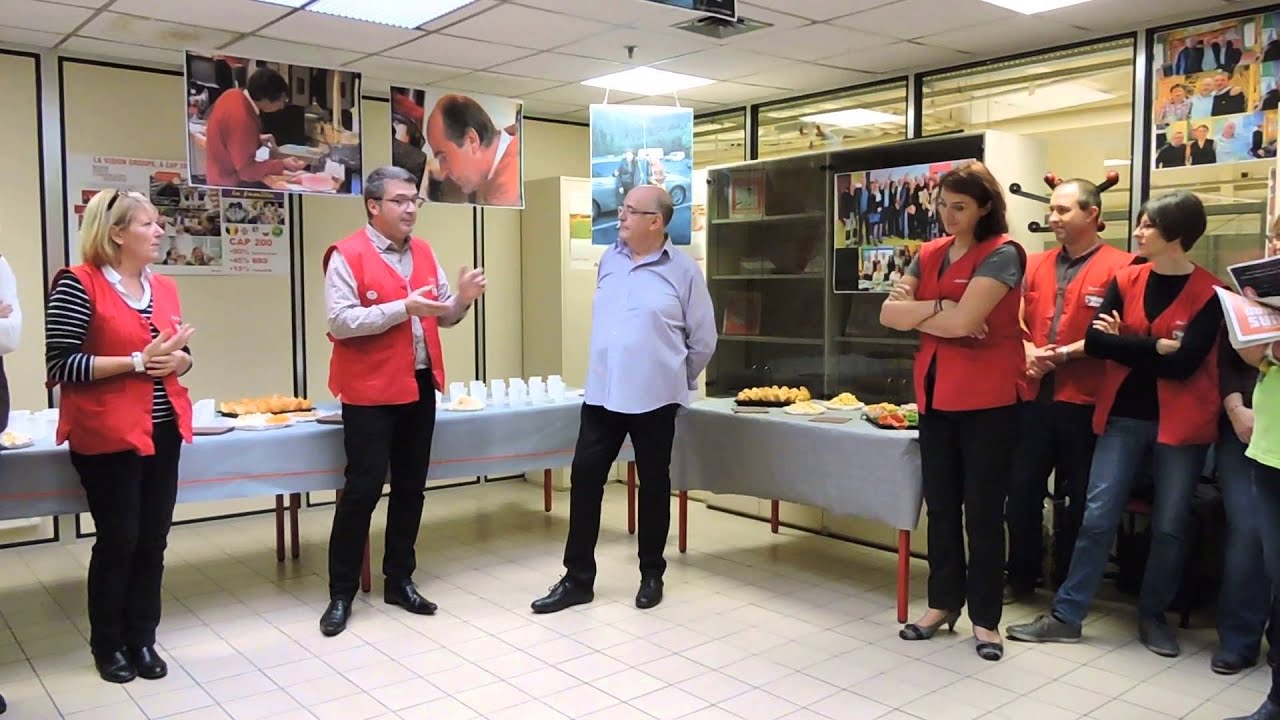 Pot de départ en retraite magasin