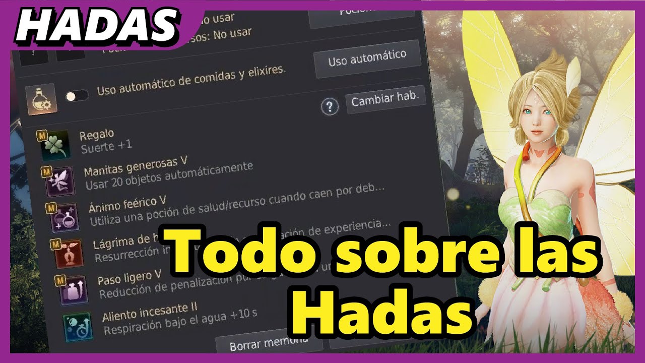 Como conseguir la mejor Hada‼ | Mejores habilidades | Guía de Hada | Black Desert Online