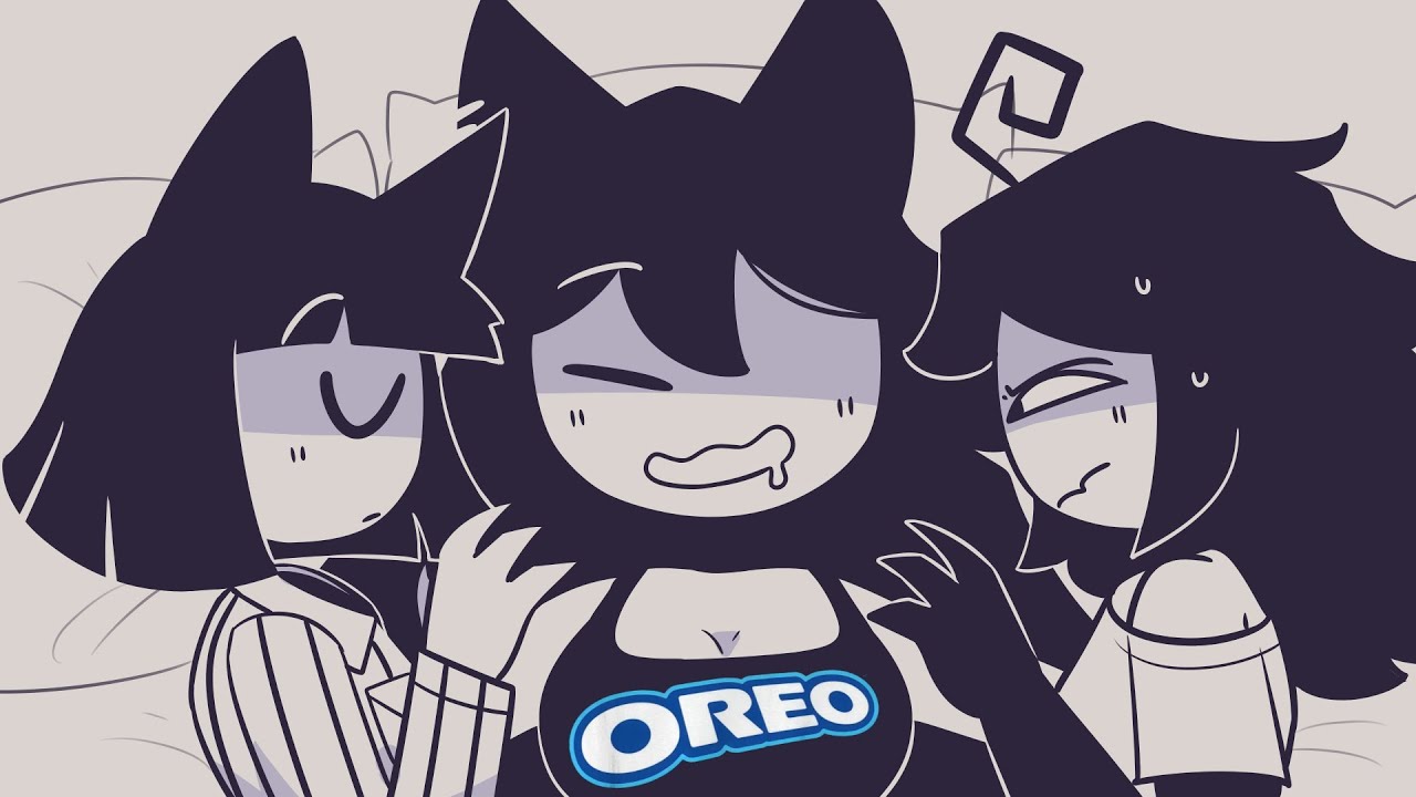 Miss Circle x Miss Bloomie & Miss Thavel WHOLESOME Sleepover (Fundamental Paper Education Comic Dub)