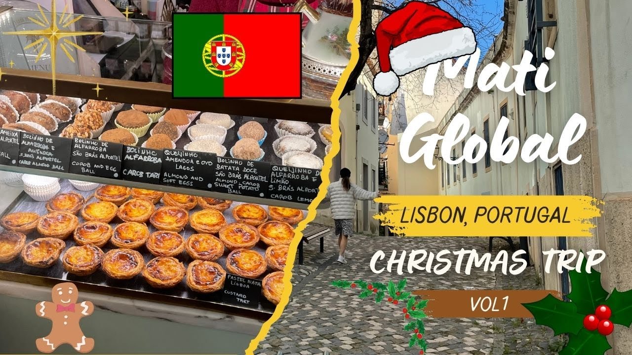 Lisbon Travel Vlog: LX Factory, Street Art & Cozy Christmas Adventures; PORTUGAL VLOG 1/4 #LISBOA