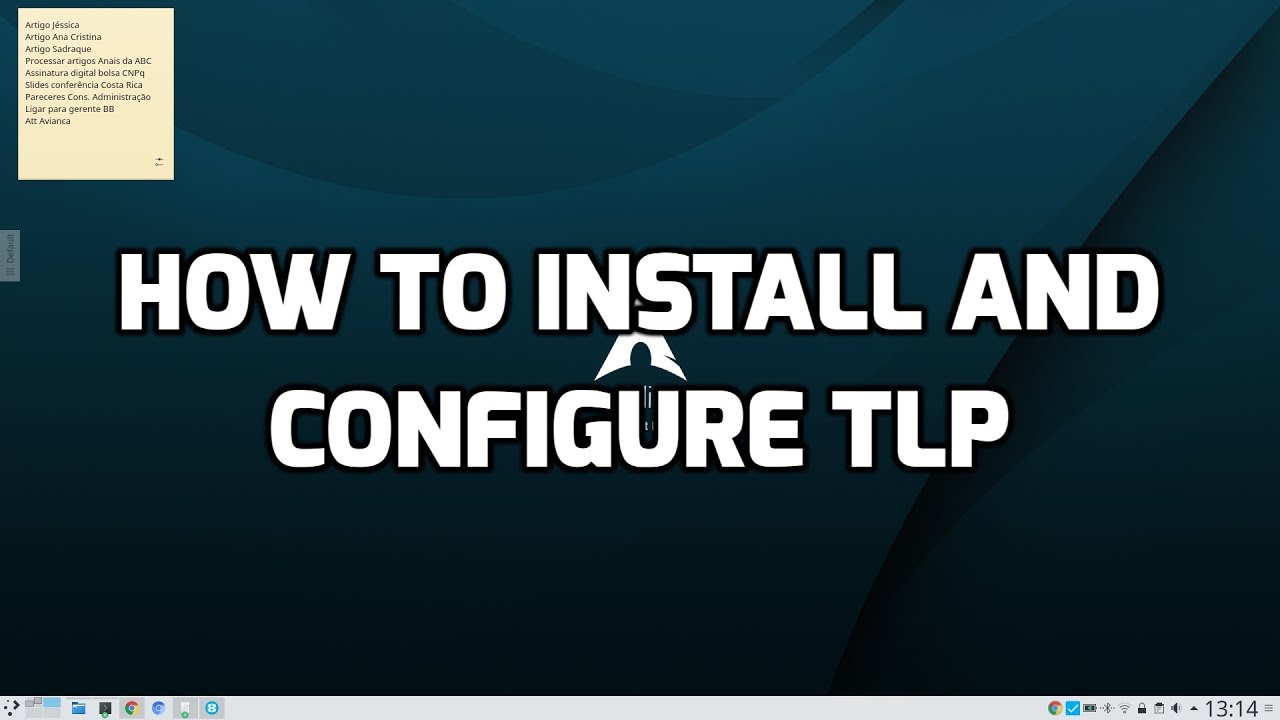 How to install and configure TLP