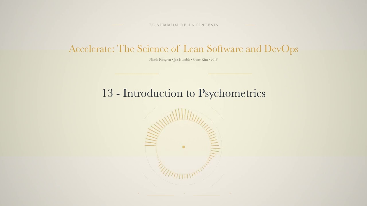 13 - Introduction to Psychometrics