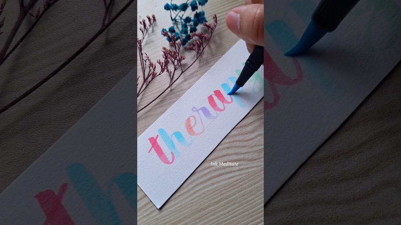 I tested Tombow Pastel Dual Brush Pens #calligraphypen #brushpen