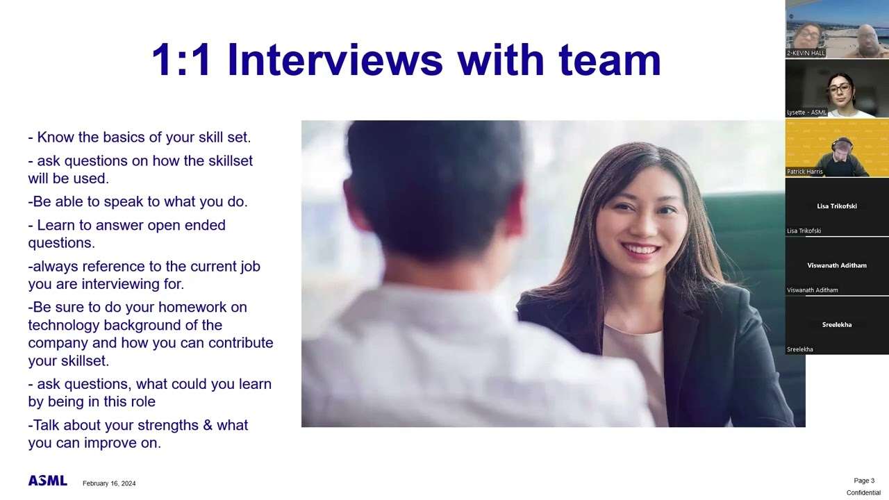 ASML Employer Insights Nailing the Technical Interview