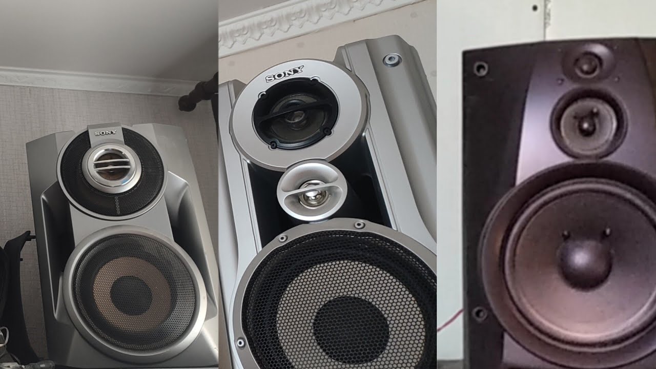 Сравнение звучания колонок от музыкальных центров Sony (MHC-BX5, MHC-991, GNZ-5D)