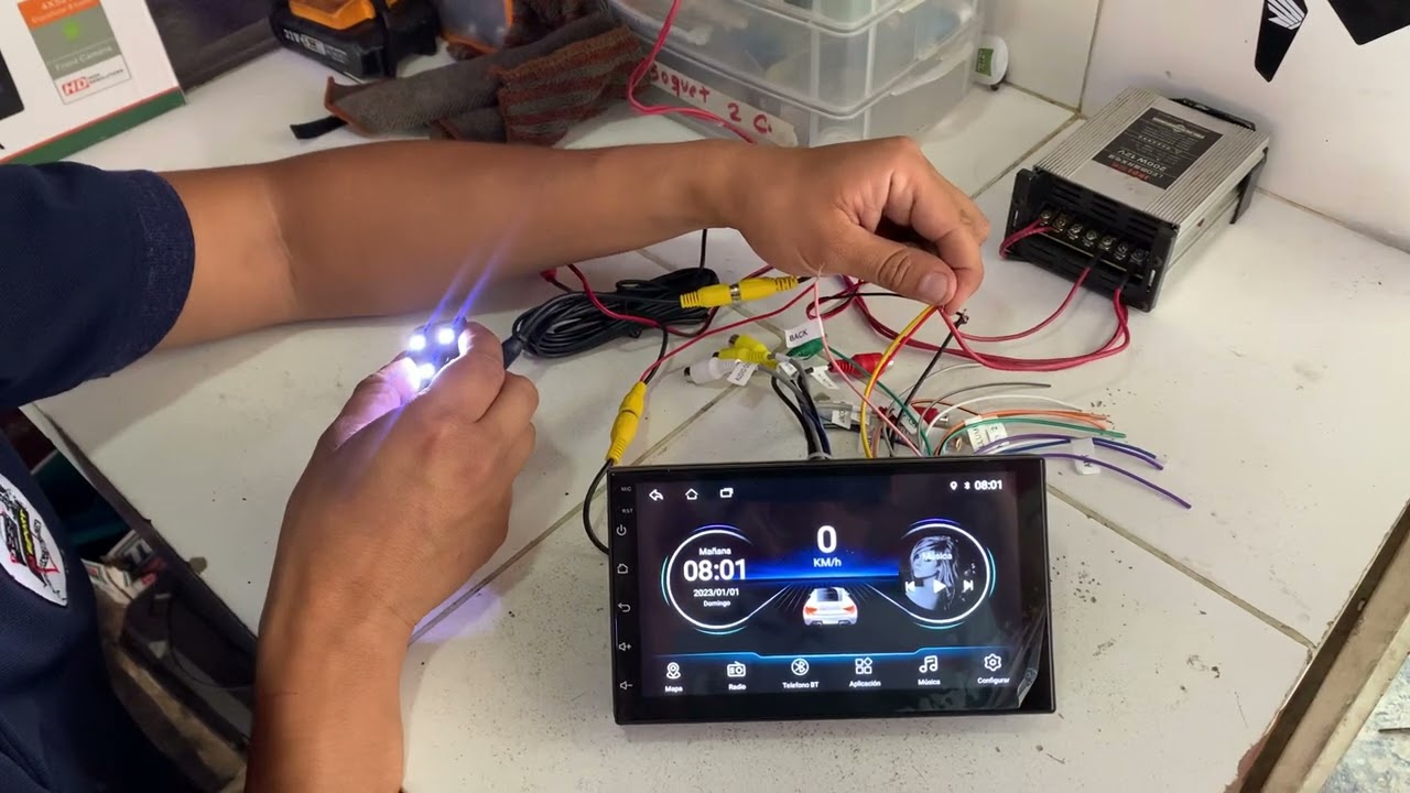 Solución de Cámara de Reversa En Reproductor o Pantalla Android, enfoca Borroso
