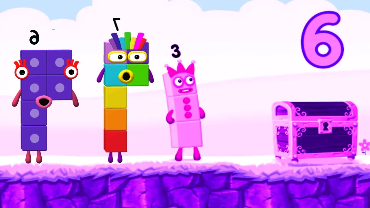 Академия обучения Numberblocks № 278 — Numberblocks 6 6 7 6 1 — Волшебный забег Numberblocks — Nu...