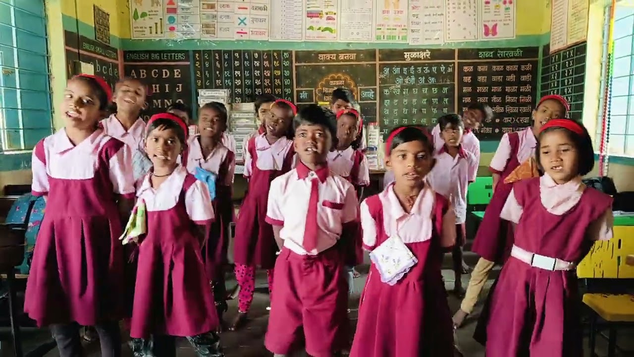 abcdefg come on Sonu An Alphabet Song std 3 presentation ZP school Banganganagar student