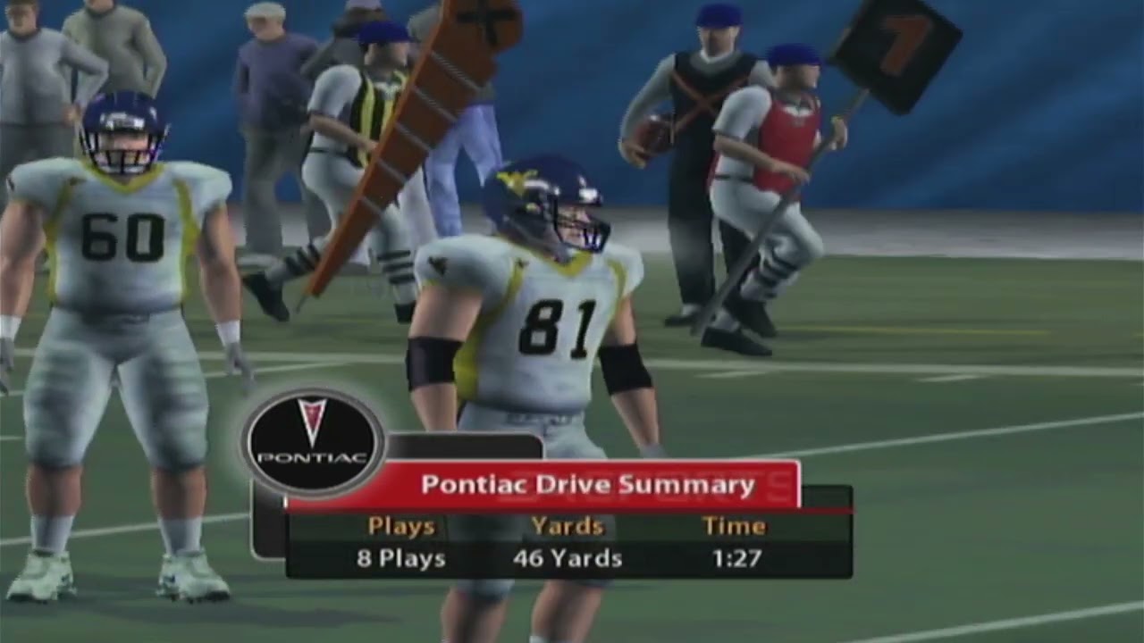NCAA football 2005 WV Mountaineers vs Pittsburgh Panthers