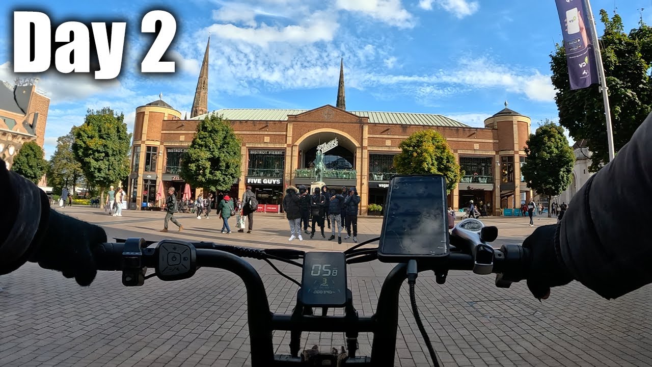 DELIVERING FAST FOOD in the UK's Most DANGEROUS CITY on a £2000 Ebike