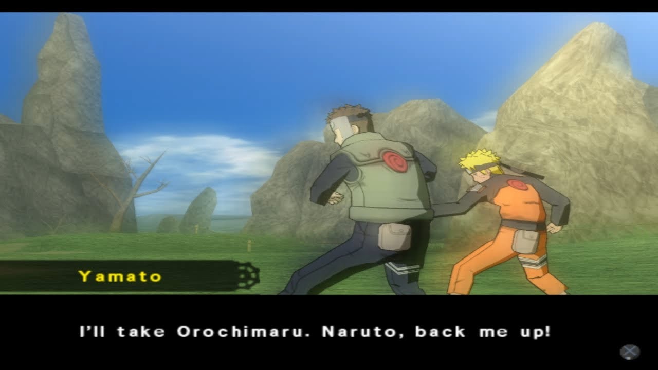 Naruto Shippuden Ultimate Ninja 5 Walkthrough Part 25 Yamato vs Orochimaru (Sasuke Reunion Arc)