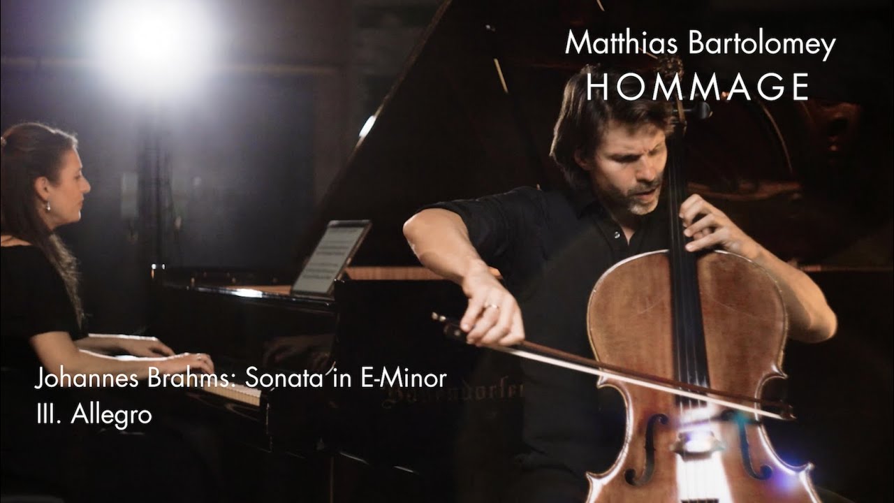 Matthias Bartolomey, Ariane Haering - J. Brahms: Sonata in E-Minor, III. Allegro