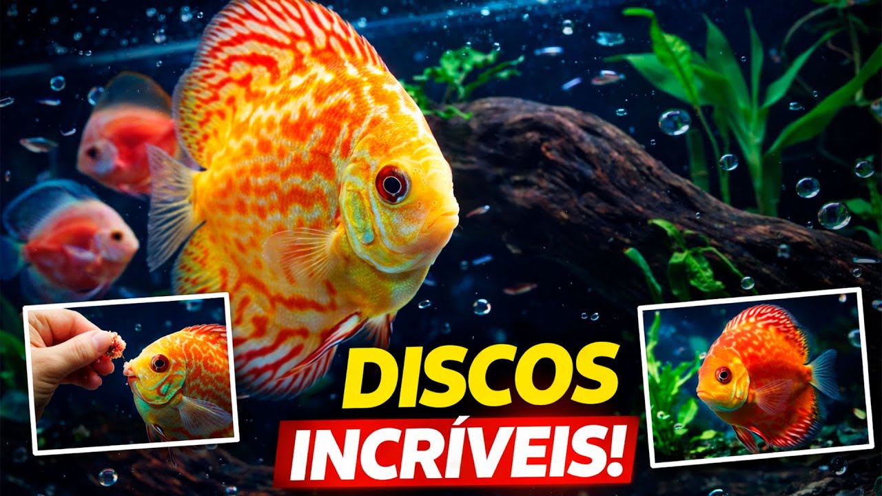 Os Discos possuem o nado mais imponente e pacifico no Aquarismo