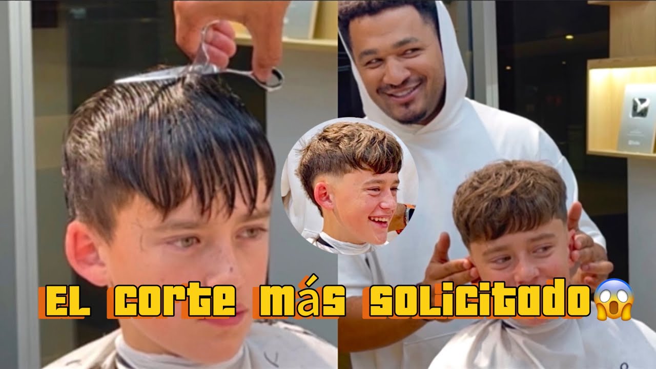 El corte de cabello más pedido por los jóvenes #texturizado #mohicano #hairstyle
