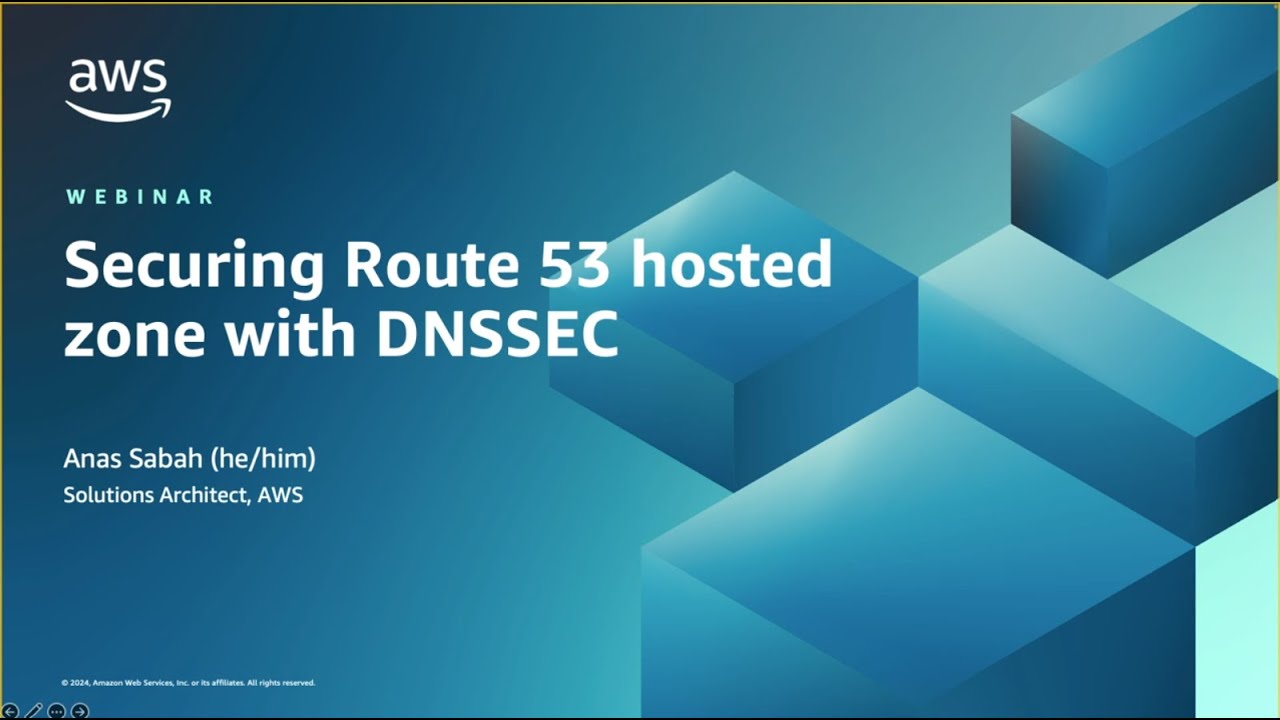 Securing Route 53 hosted zone with DNSSEC | Amazon Web Services