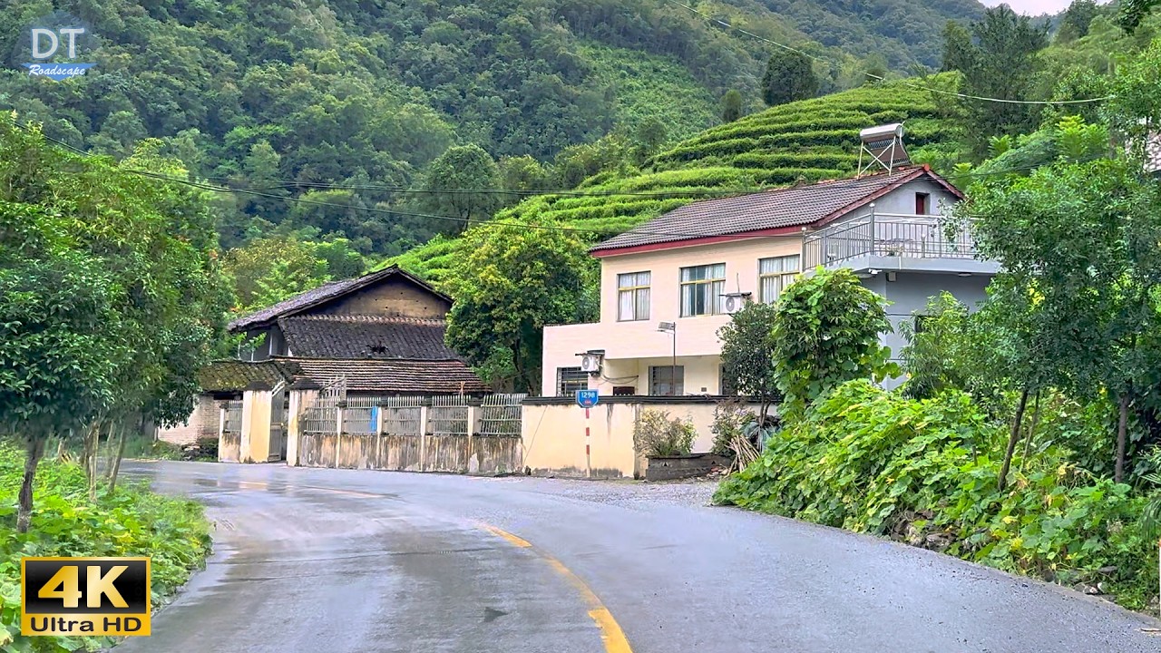 Rural Mountain Roads Pt. 1 - Scenic Drive Through the Mysterious Gorge 4K HDR