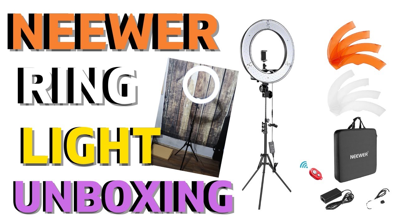 NEEWER RING LIGHT UNBOXING AND ASSEMBLY | IS IT WORTH IT?