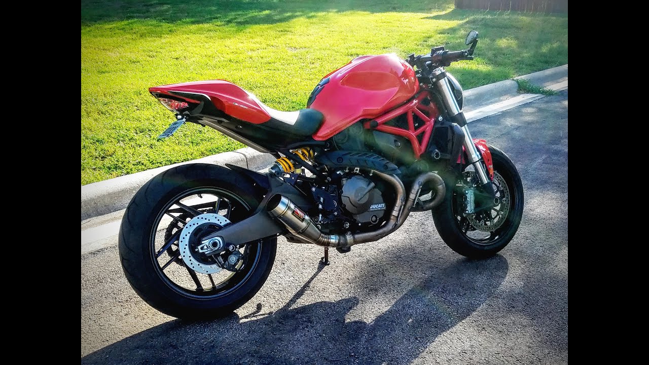 Ducati Monster 821 Mods - Ducabike Rearsets, Rizoma Drag Bar, CRG Levers & more