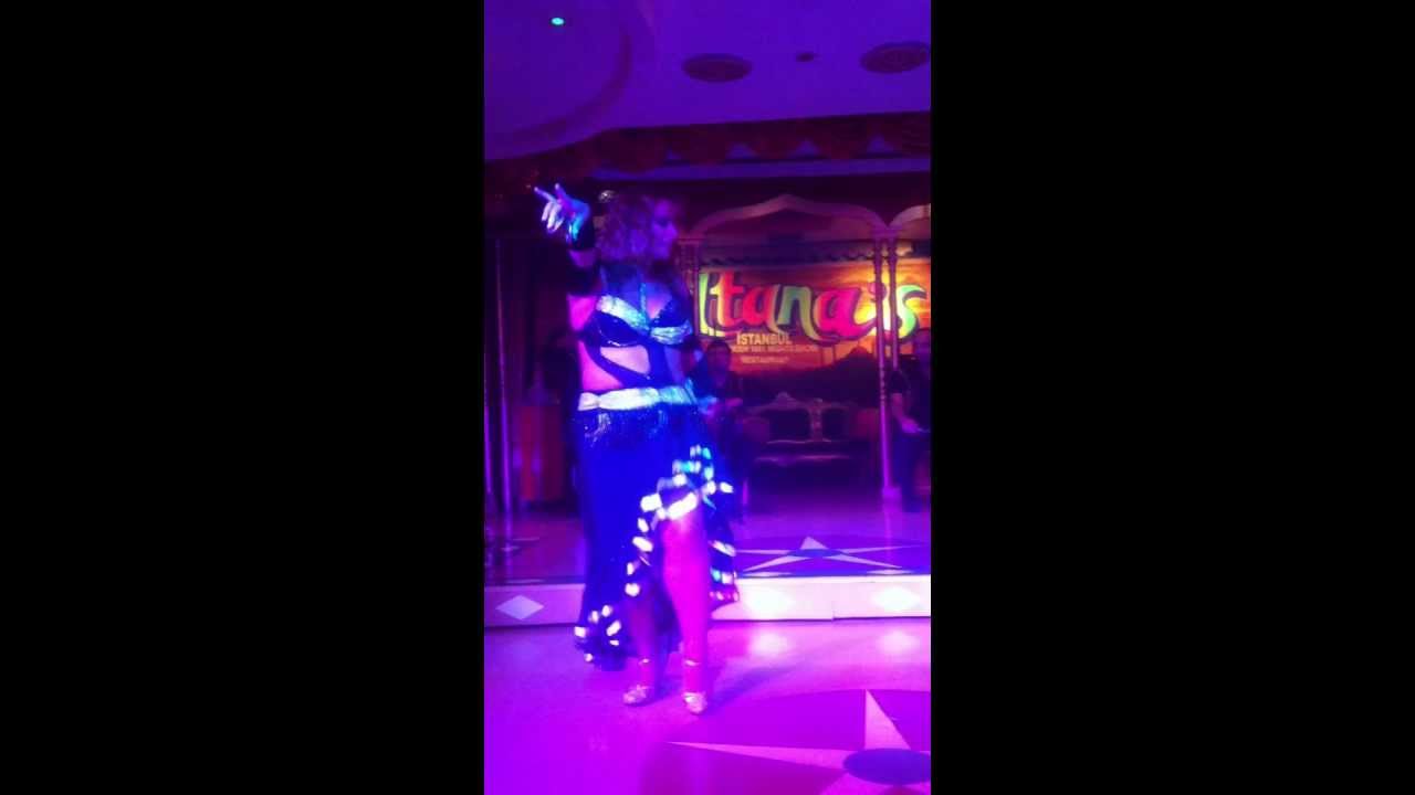 Zinnur Karaca Turkish Bellydancer Performing at Sultana's Nights, Istanbul, September 2012