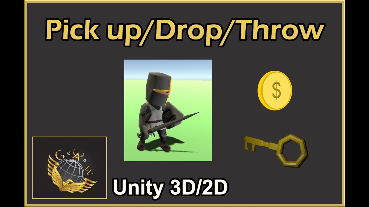 Unity Pickup, Drop, Throw items