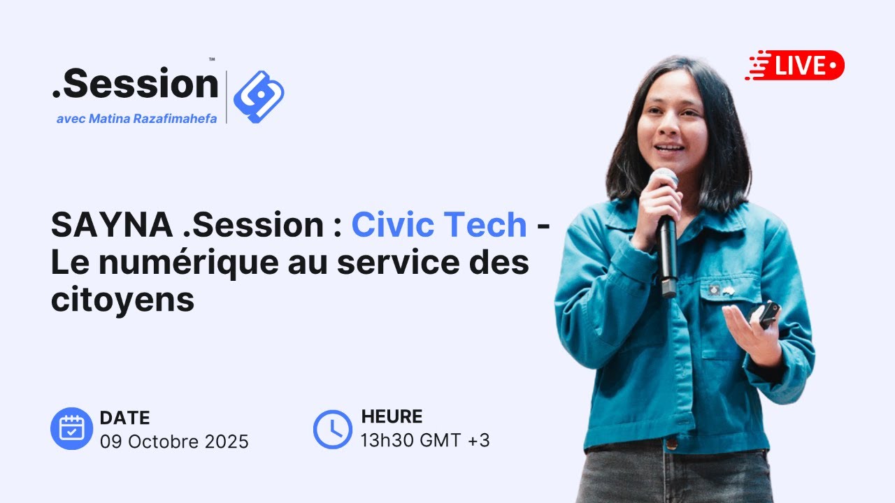 SAYNA .session : Civic Tech - Le numérique au service des citoyens