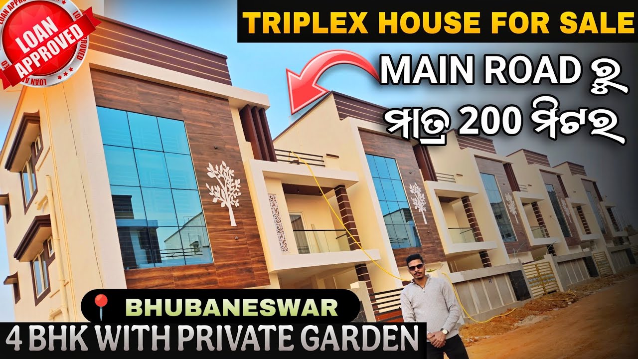 Triplex house sale at sundarpada near Utkal greenex | Biggest housing project in Bhubaneswar