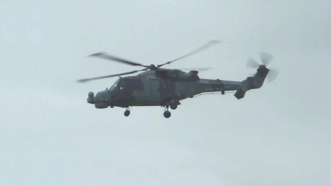 AW-159 Wildcat HMA2 formation ► Departing ✈ Groningen Airport Eelde