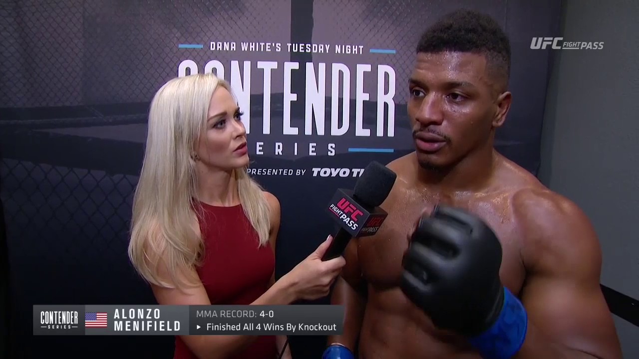 Dana White's Tuesday Night Contender Series: Alonzo Menifield - I Wanted To Keep Going