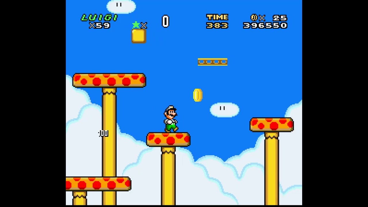Retro Luigi World - Super Luigi Bros. - World 4