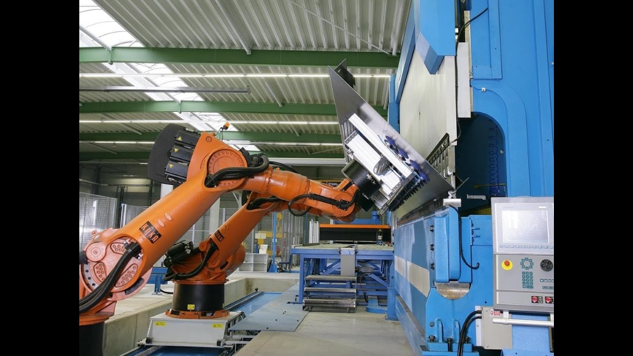 Automatic bending of Sheet Metal with Folding Metal Sheets (Press Brake Bending)
