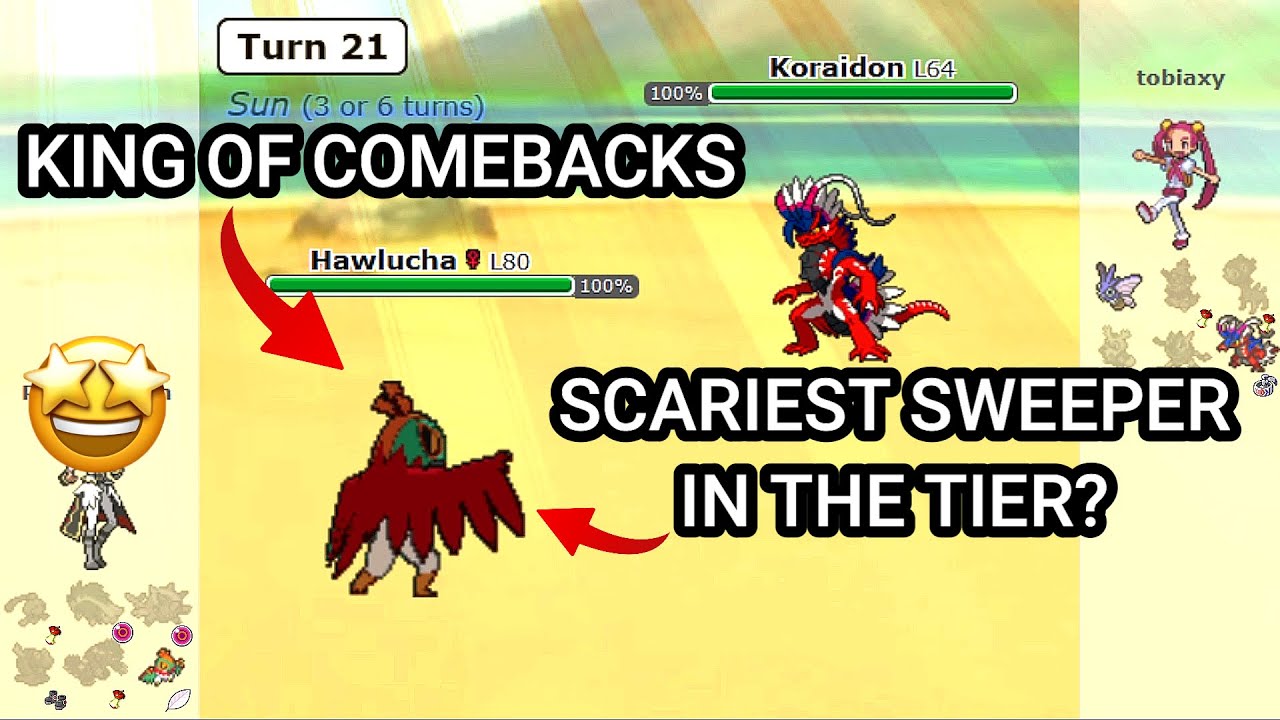 Hawlucha's Best Comeback! (Pokemon Showdown Random Battles) (High Ladder)