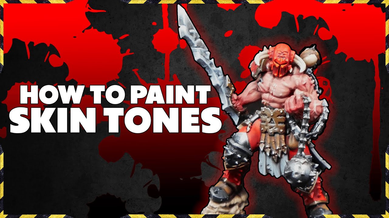 SIMPLE GUIDE!! How to paint Skin Tones EASILY!!