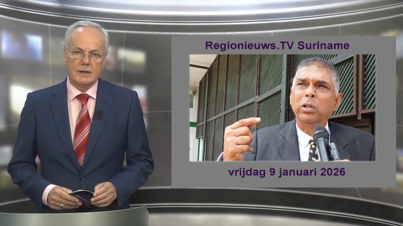 Regionieuws TV Suriname 9 januari  2026► Kritiek benoeming ► Diplomatenlijst op straat►Aasha Kanhai