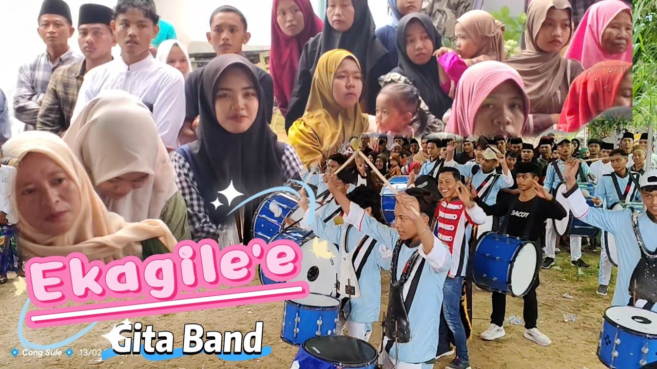 EKAGILEE ‼️ GITA BAND Live Haflah MD MATHOLIUL ANWAR Barat Sawah Rubaru 13 Februari 2026